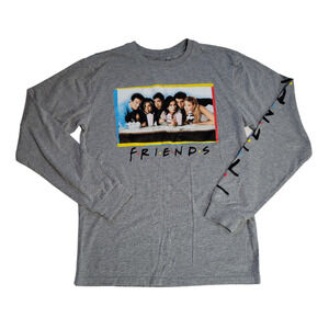 Friends The TV Series Grey Long Sleeve Crewneck Top Size Small